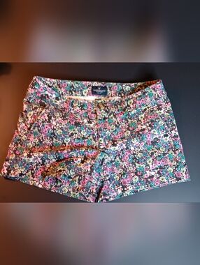American Eagle Outfitters Size 6  Midi-Length Floral Shorts